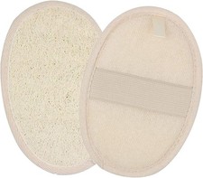 Exfoliating Loofah Sponge Body Scrubber,2 Pcs Natural Loofah Shower,Natural L...
