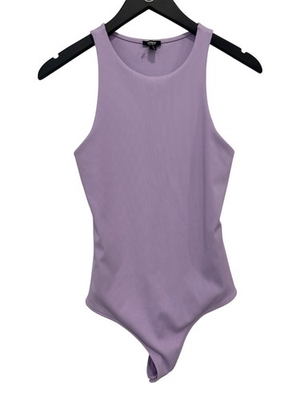 #ad #ad Express Body Contour Bodysuit Size Medium High Compression Ribbed High Neck Chic $19.99