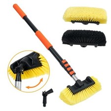 12FT Car Wash Brush with Long Handle Aluminium Telescoping Pole Angle 12 FT