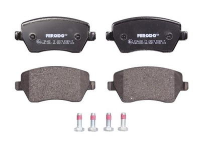 For Ferodo FDB1617 brake pad set, disc brake FDB1617 brake pads set front (with