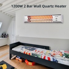1200w Outdoor Wall Mounted Electric Heater Garden Patio Portable Infrared Heater