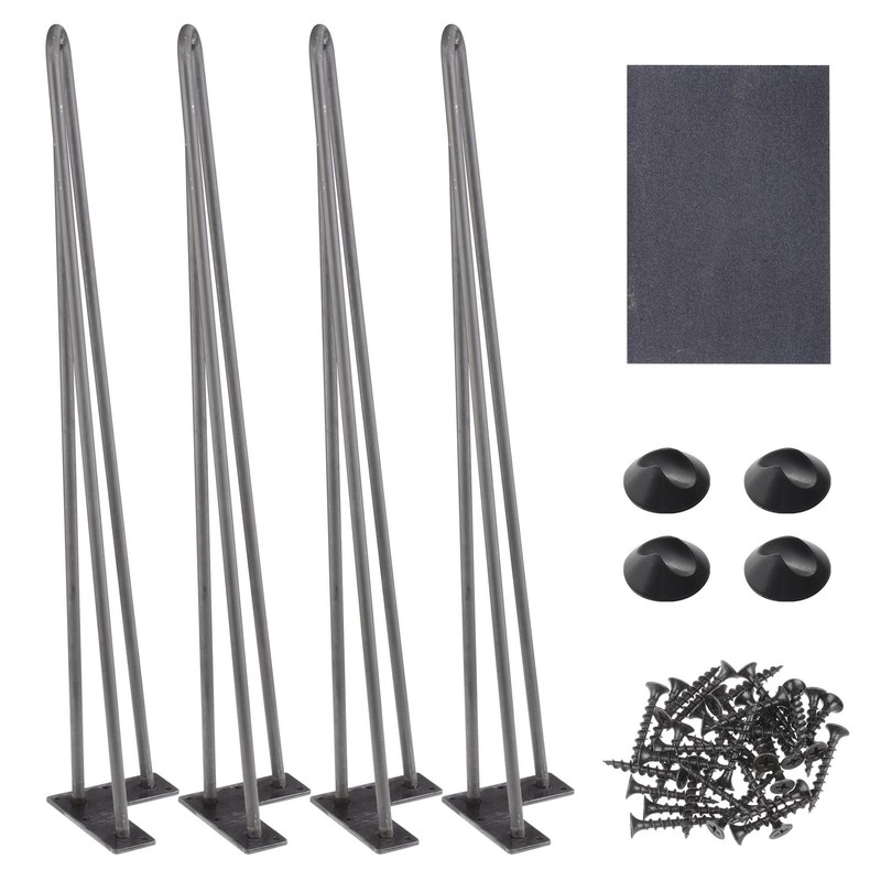 28" Hairpin Legs Steel Rod Heavy Duty Furniture Leg Table Coffee Table Home