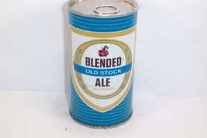 Old Stock Blended Ale by  O'Keefe  Straight Steel   Light Blue Bckground  Canada