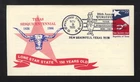 1986 Texas Sesquicentennial Event Cover - New Braunfels, TX Wurstfest Station 2