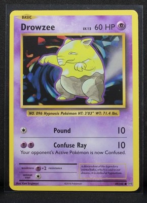 Drowzee 49/108 Evolutions Pokemon Regular LP-3
