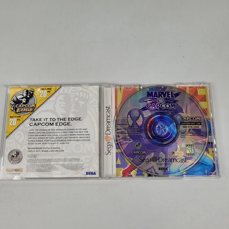 Marvel vs. Capcom: Clash of Super Heroes (Sega Dreamcast) Complete - Authentic - Image 3 of 4