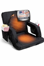 ACELETIQS Heated Stadium Seats for Bleachers with Back Support - Upgraded Mod...