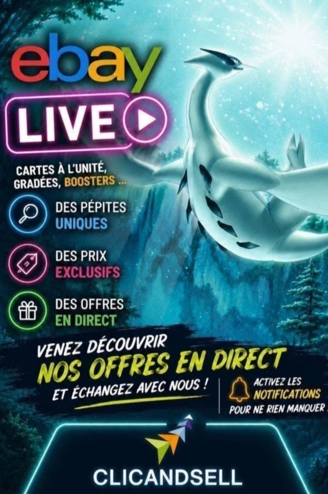 Live cartes à l'unité : 1€ PDD, PCA, promos SM210 ...