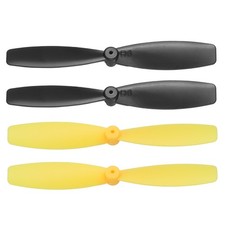 4 Set 55mm/2 Inch Propeller 2-Vane Blades Props Black/Yellow