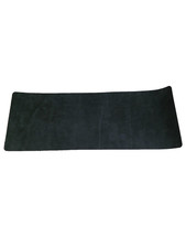 Balolo Black Premium Quality leather Desk Pad, Size Medium Woolfelt no slip