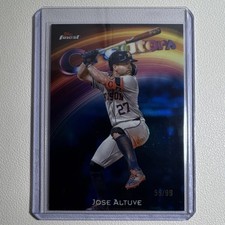 Topps Finest 2025 Creators Jose Altuve #C-7 Blue Refractor /99 Astros MLB