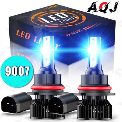 For Ford Taurus 1992-2007 LED Headlight Kit 9007 HB5 8000K Blue Hi/Low Bulbs