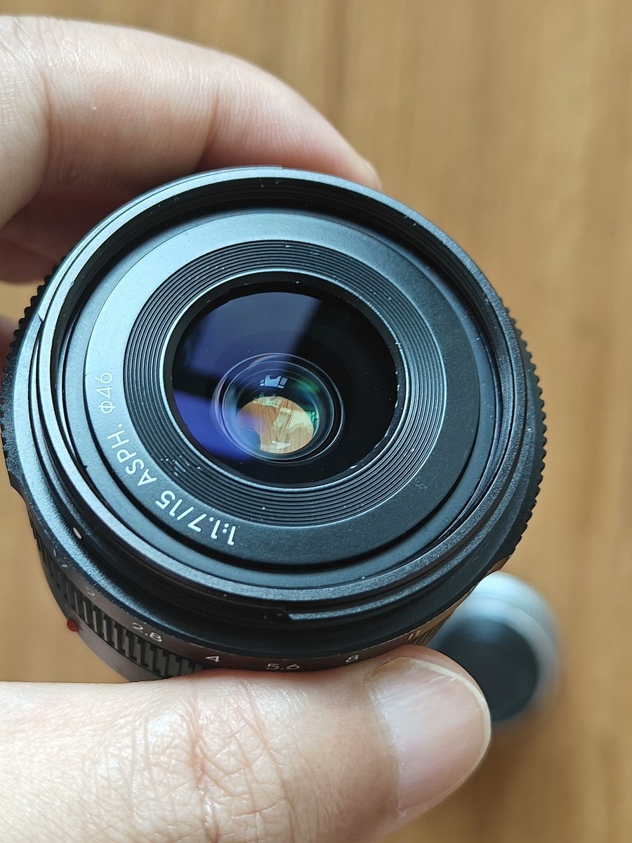美品 DJI MFT 15mm F1.7 ASPH D-L015 付属品多数 15mm f1.7 MFT ASPH DJI D-L015 Lens – Micro Drone Lens, Dust Cover