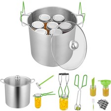 Canning Supplies Starter Kit, Stainless Steel Water Bath Canning Kit With Tools