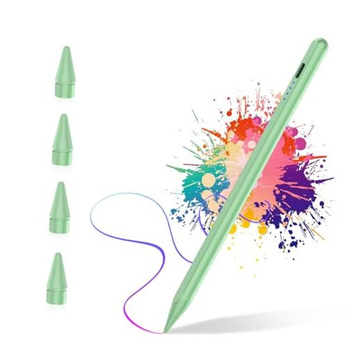 2018-2024 iPad Pencil with Magnetic Charging & Palm Rejection Stylus Pen-image