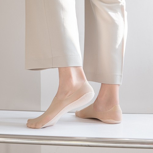 5 Pairs Men Summer Breathable Quick Dry Boat Socks Non Slip No Show Thin Socks - Photo 3/12