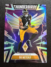 2025 Panini Phoenix DK Metcalf Thunderbirds #43 Steelers Insert Football Card