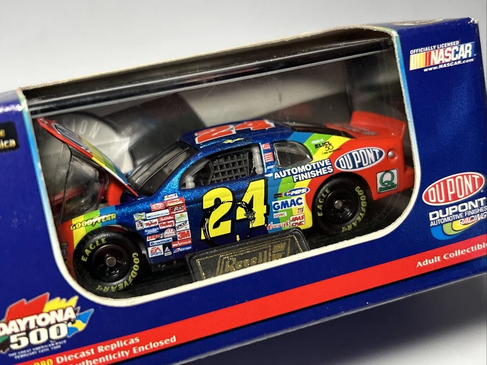 1999 Jeff Gordon #24 Dupont Daytona 500 Raced Win 1/64 Diecast Revell NASCAR - Image 2 of 4