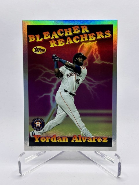 2023 Topps Archives Yordan Alvarez Season’s Best Bleacher Reachers #SB-9 Astros