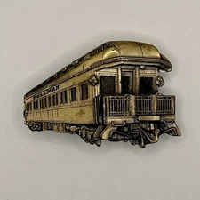 Pullman Car Belt Buckle- Brass The  Great American Buckle Company -trains