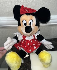 Disneyland Walt Disney World Minnie Mouse Vintage Plush 12