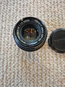 Pentax SMC Pentax-A 50mm f/1.7 Pentax K Mount Manual Focus Camera Lens Vintage