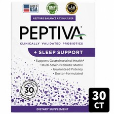 Peptiva Sleep Support Probiotic 30 Capsules C...
