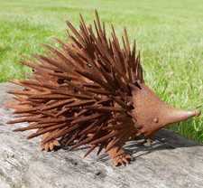 Rusty Metal Hedgehog Garden