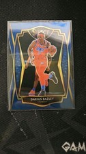 2020-21 Panini Select Darius Bazley #138 Premier Level Blue Prizm
