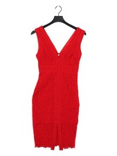 Bardot Bodycon Midi Dress XXS in Red