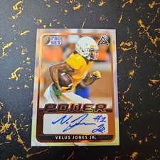 2021 Leaf Pro Set Power - Football - Velus Jones Jr. - AUTO