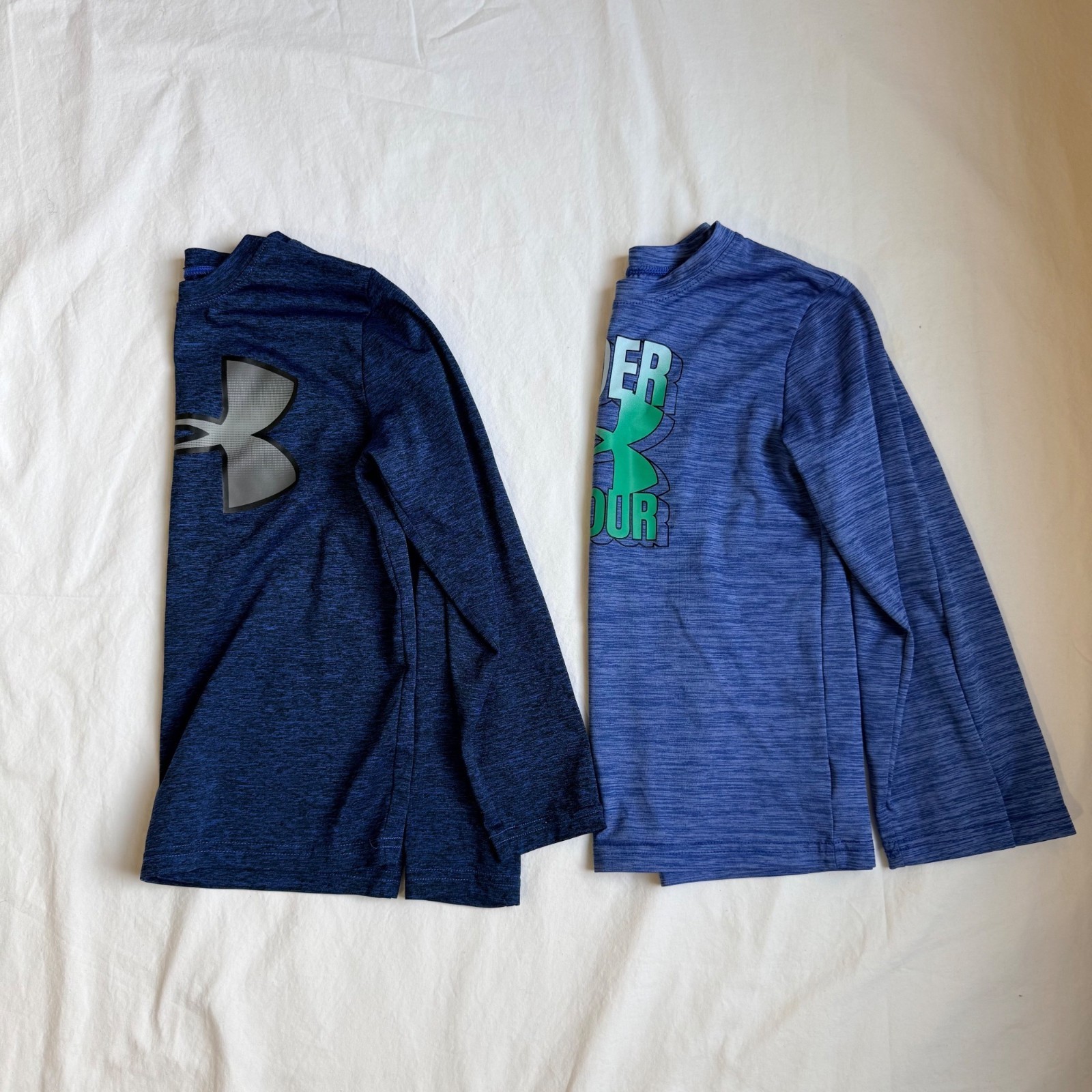 Under Armour Youth Long Sleeve Blue Shirt Bundle Loose Fit YSM thumbnail 2