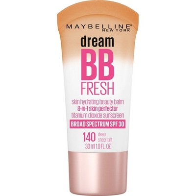 MAYBELLINE Dream Fresh BB Cream SPF 30 Oil-Free Deep 1 Fl Oz
