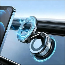 Vacuum Magnetic Car Phone Holder for Magsafe[80+Lbs Strongest Suction & 2400Gf M
