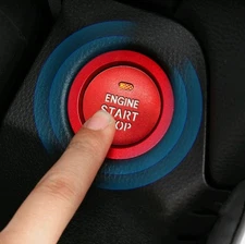 Car Start Stop Push Button Engine Ignition Ring Cover Trim Accessory For Subaru