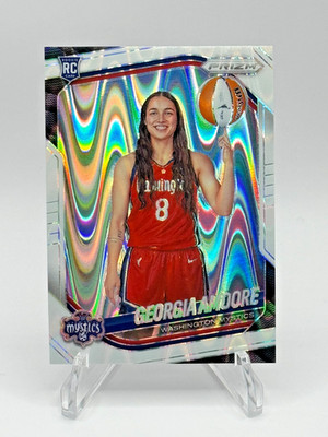2025 Panini Prizm WNBA - Rookie Variation Georgia Amoore #140 White Seismic...