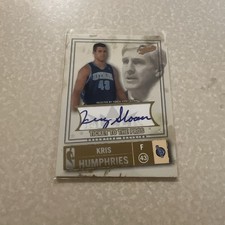 2004-05 Fleer Authentix Kris Humphries Rookie Auto Autograph /200 Jazz U5773