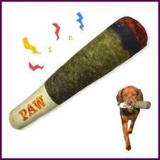 Funny Interactive Dog Toys - Cigar Design Plush Squeaky Pet Toys Grinding Teeth