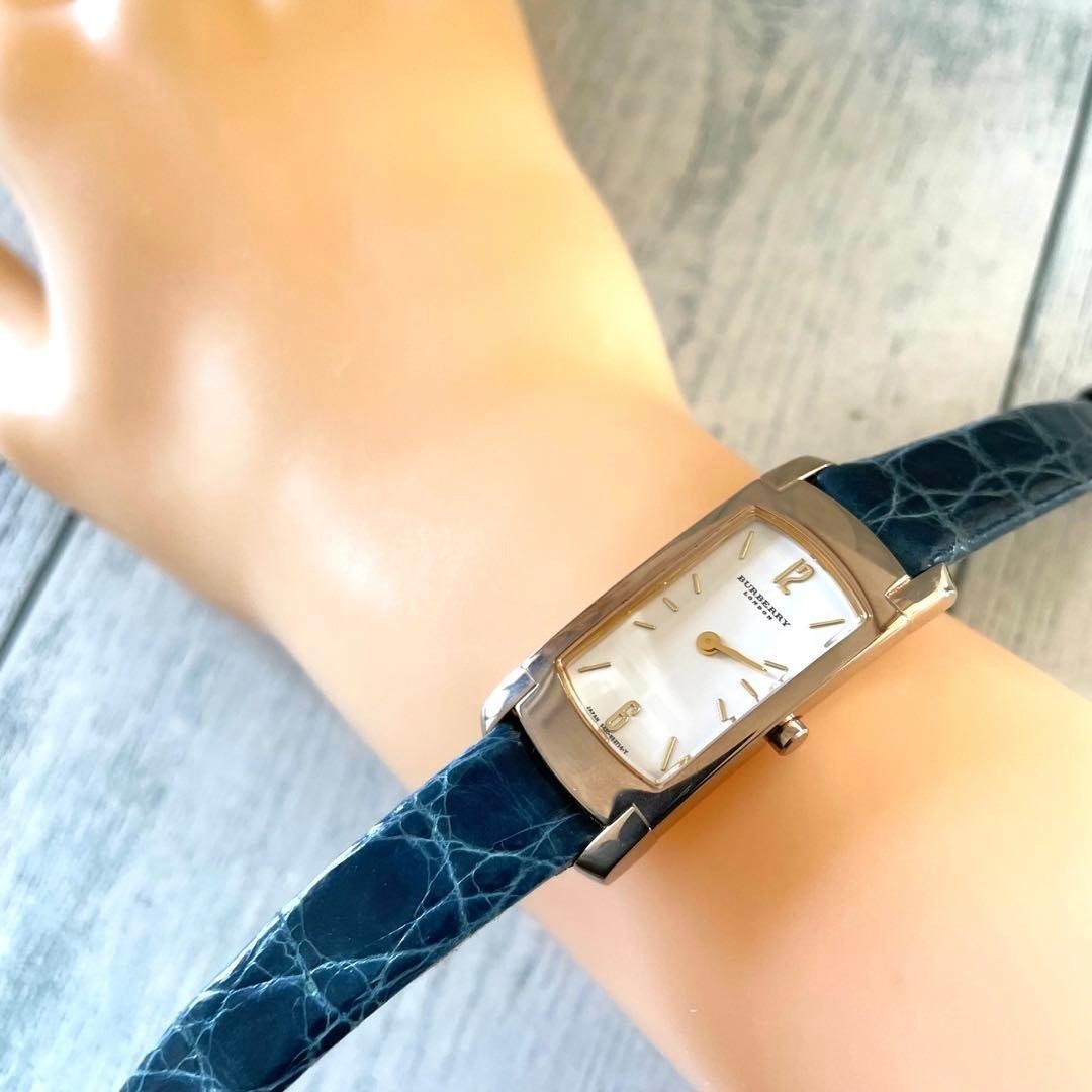 BURBERRY Rectangular Check Watch Used - image 4