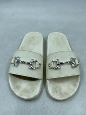 Salvator Ferragamo Groove 2 Gancini Pool Slide Sandals s-l400.jpg main image 4