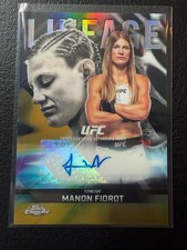 2026 Manon Fiorot /50 Gold Lineage Auto - Topps Chrome UFC
