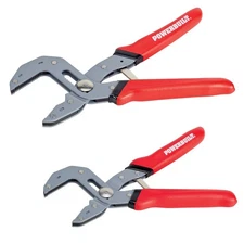 Powerbuilt 2 Piece Self-Adjusting Power Grip Pliers Set - 240320