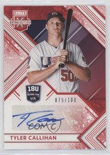 2018 Panini Elite Extra Edition Red 79/100 Tyler Callihan #18U-TC Auto a3i