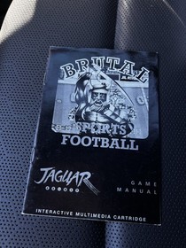 Atari Jaguar Brutal Sports Football By Telegames Complete In Box CIB