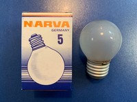 Narva GlüHlampe 5W E27 Tropfenlampe Tropfen 240V Matt Fr Frosted Made In Germany