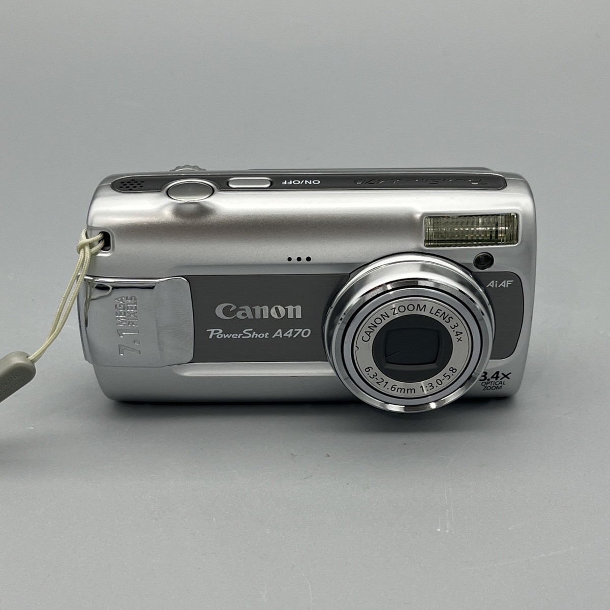 Canon PowerShot A470 7.1MP Digital Camera - Gray for sale Canon PowerShot A470 7.1MP Digital Camera - Gray for sale