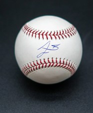 Tre Morgan Signed Baseball MLB TRISTAR Productions Autographed
