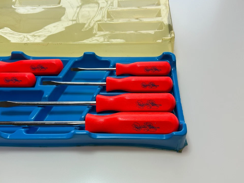 MAC Tools SD24A-RP RICHARD PETTY Bright Red Phillips Flat Screwdriver Set (NOS) - Image 4 of 4
