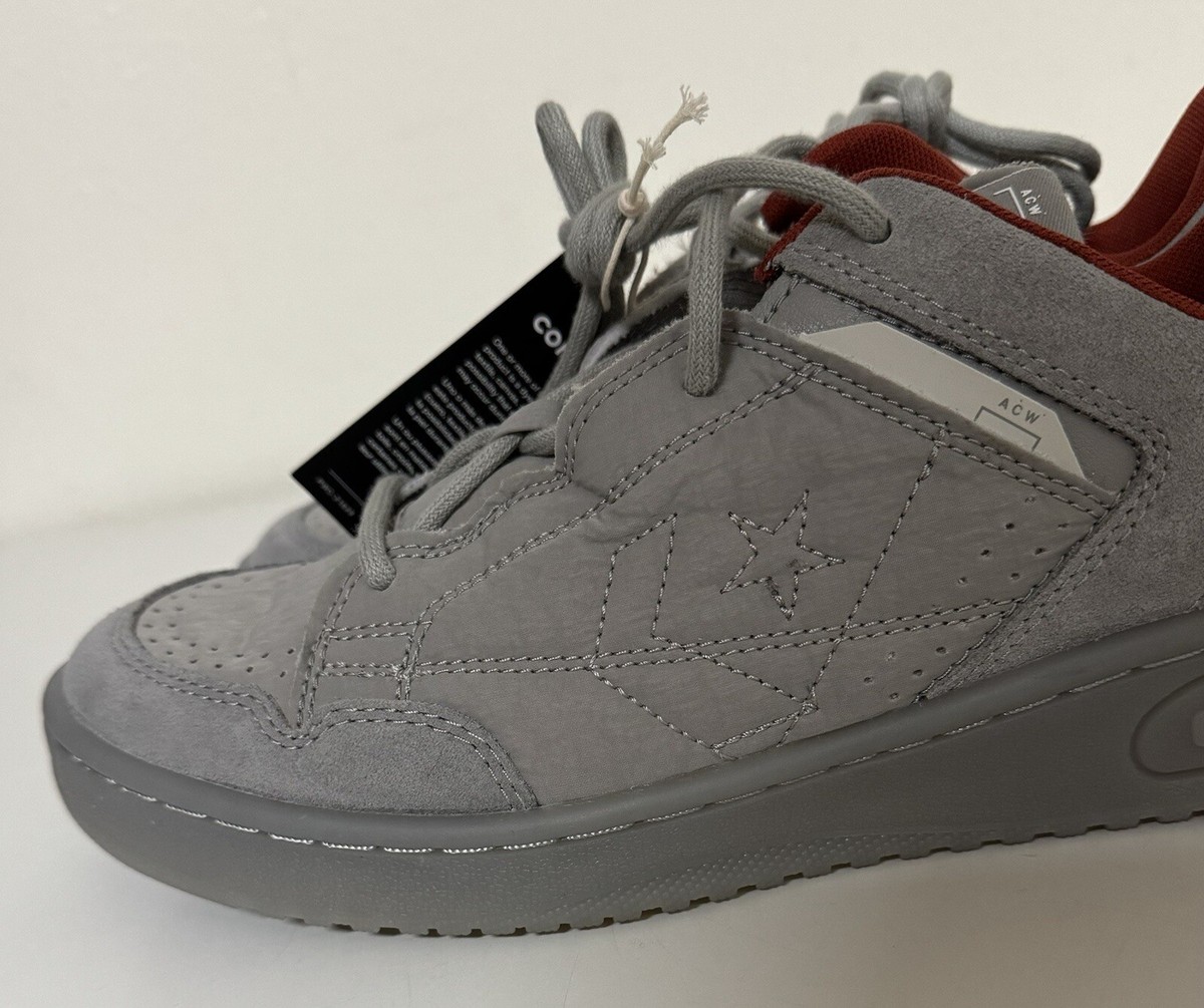 Converse x A-Cold-Wall Weapon OX Mens Sz 9.5 Flint Grey ACW