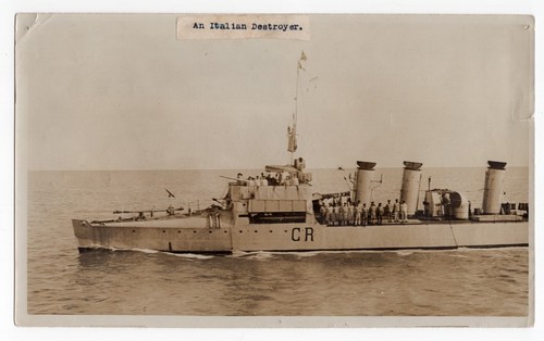 WWI WW1 Italienischer Zerstörer CR Kriegsschiff Militär altes Foto 1914-1918 - Bild 4 von 4